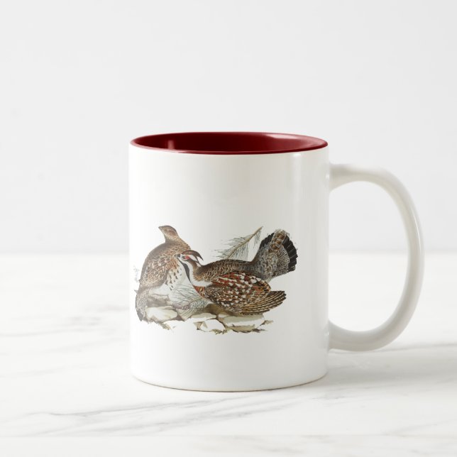 HazelGrouse Två-Tonad Mugg (Höger)