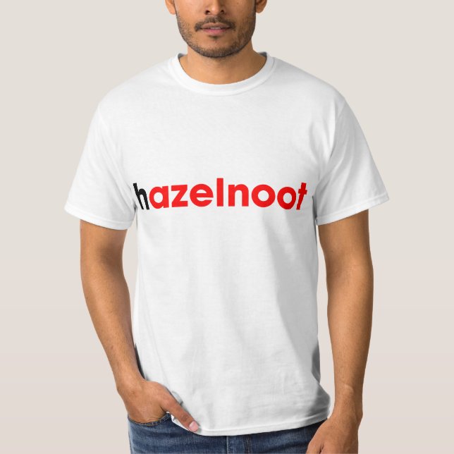 Hazelnoot Tee (Framsida)