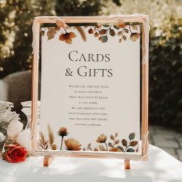 Hazelwood WedGifts and Cards Sign Poster