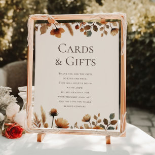 Hazelwood WedGifts and Cards Sign Poster