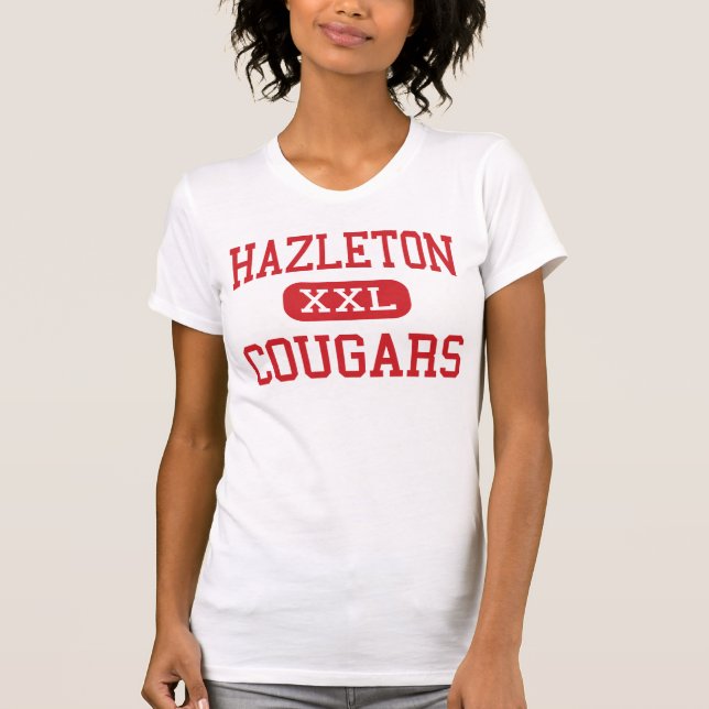 Hazleton - pumor - område - Hazleton Pennsylvania Tee (Framsida)