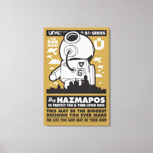 HazMaPoster_Brown Canvastryck