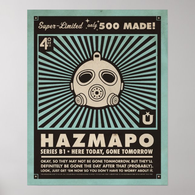 HazmaPoster_Series B1 #4 Poster (Framsidan)