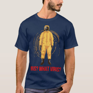 Hazmat And Safety Suit For Bacteria Disease and T Shirt