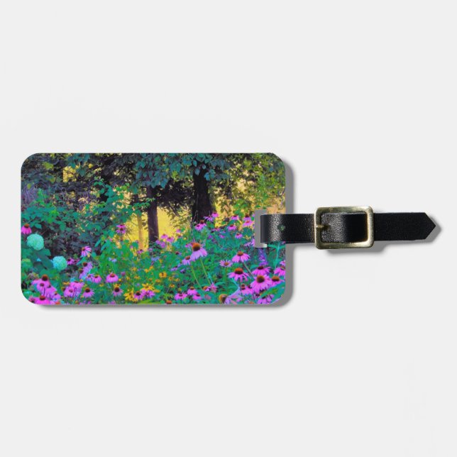 Hazy God morgon Sunrise i My Rubio Garden Bagagebricka (Horisontell Framsida)