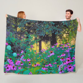 Hazy God morgon Sunrise i My Rubio Garden Fleecefilt