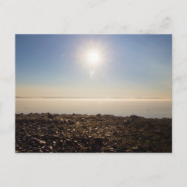 Hazy Morgon på Gouldsboro Bay, Maine Vykort