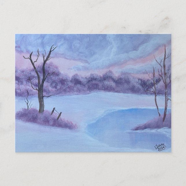 Hazy Peace Helg Vykort (Framsida)