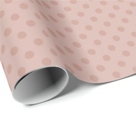 Hazy taupe/ro-mikropunkter som är pappra presentpapper