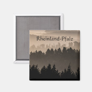 Hazy Woodland Backe Ligcape Photo Magnet