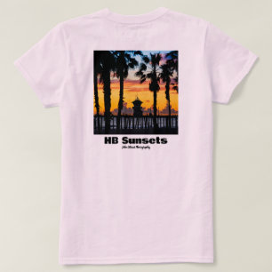 HB Solnedgångar Surf & Solnedgångar  T Shirt
