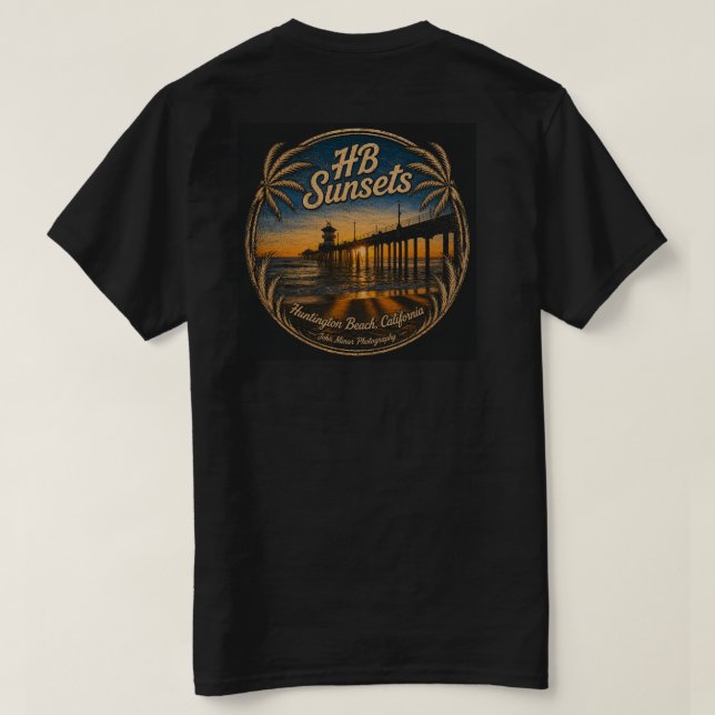 HB Solnedgångar T-Shirt (Män)   (Design baksida)