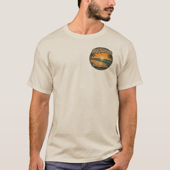 Hb Sunsets T-Shirt  (Framsida)