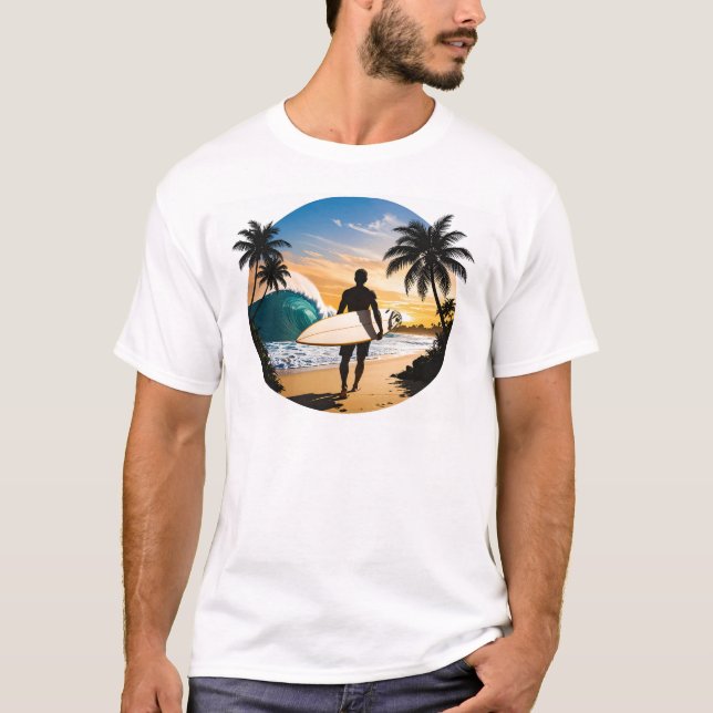 HB Surf & Sunsets T Shirts  (Framsida)