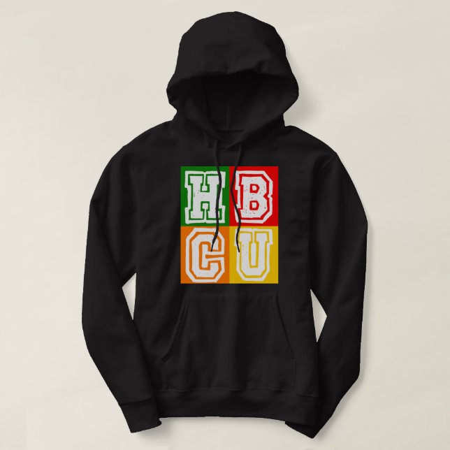 HBCU African American Black History College Alumni Hoodie (Design framsida)
