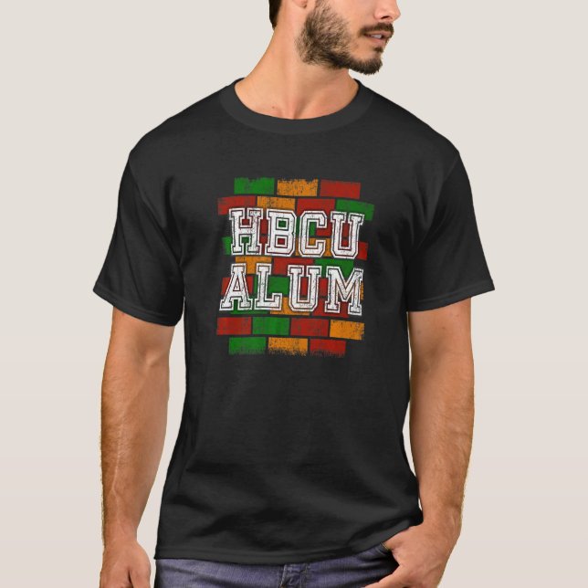 HBCU Alum Urban Graffiti for Grads T Shirt (Framsida)