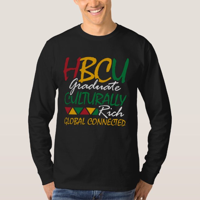 HBCU Apparel Historical Black College HBCU  12 T Shirt (Framsida)