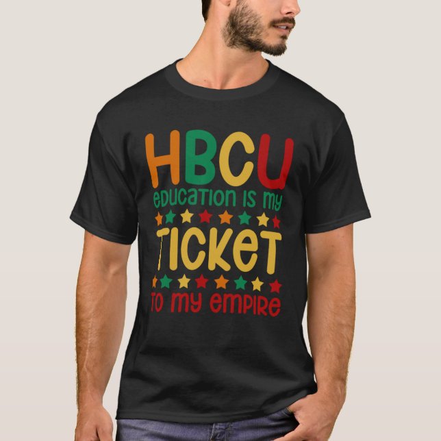 HBCU Apparel Historical Black College HBCU 14 T Shirt (Framsida)
