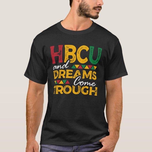 HBCU Apparel Historical Black College HBCU 16 T Shirt (Framsida)