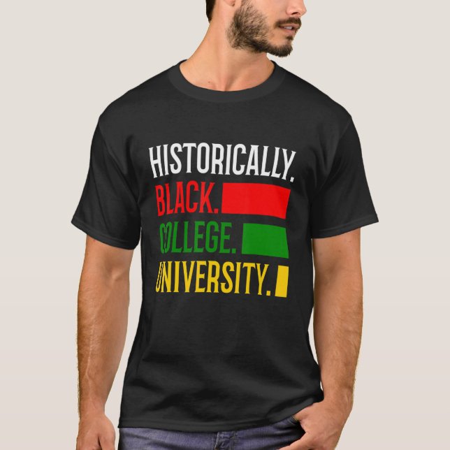 HBCU Apparel Historical Black College HBCU_4 T Shirt (Framsida)