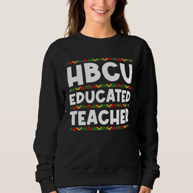 HBCU Apparel Historical Black College HBCU Educate T Shirt (Framsida)