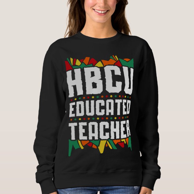 HBCU Apparel Historical Black College HBCU Educate T Shirt (Framsida)