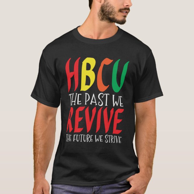 HBCU Apparel Historical Black College HBCU T Shirt (Framsida)