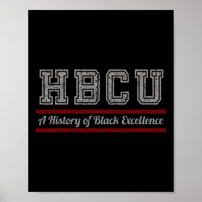 Hbcu Black History Month and Black Excellence Poster (Framsidan)