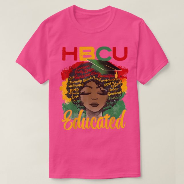 HBCU Education Student Historical Black College Al T Shirt (Design framsida)