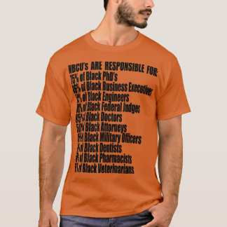 HBCU:er ansvarar för svart alumstatistik T Shirt