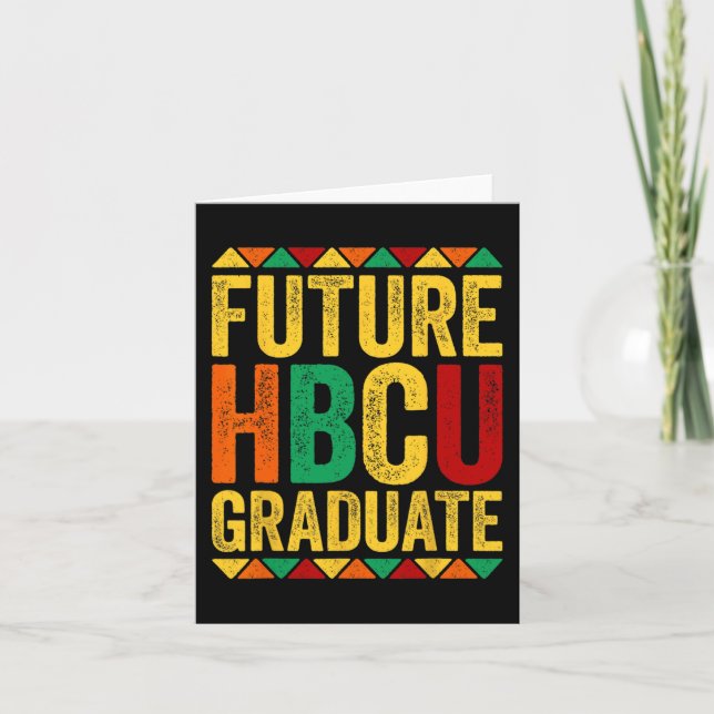 Hbcu Grad Black History Month 2024 Apparel Kort (Framsida)