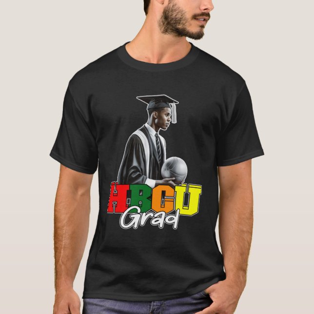 HBCU Grad College Alumni Apparel För manar T Shirt (Framsida)