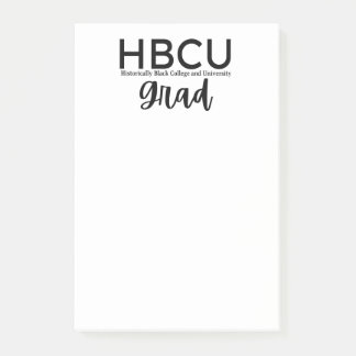 HBCU Grad Post IT Post-it Block