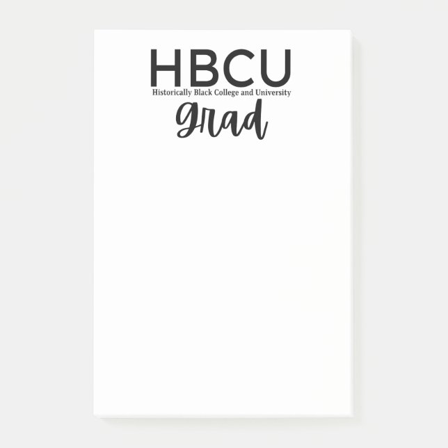 HBCU Grad Post IT Post-it Block (Framsida)