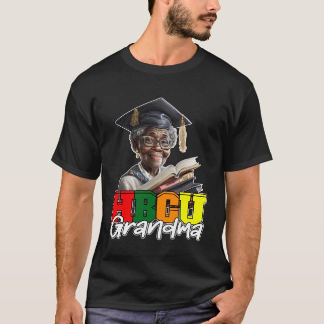 HBCU Grandma Historical Black College Apparel for T Shirt (Framsida)