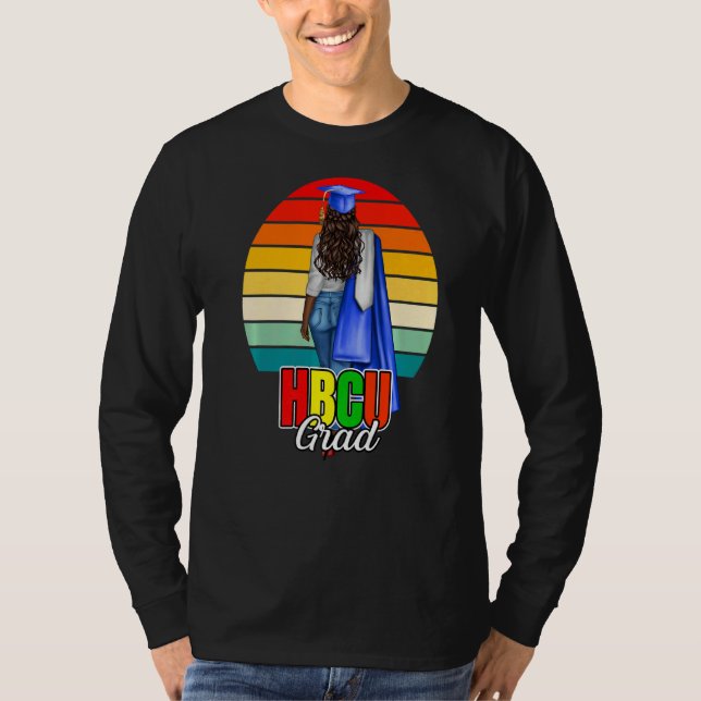 Hbcu Historiskt Black College Made African Ameri T Shirt (Framsida)