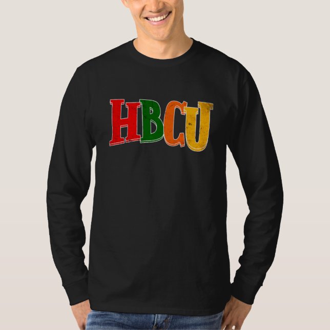 Hbcu Historiskt Black Colleges & Universiteten 90 T Shirt (Framsida)