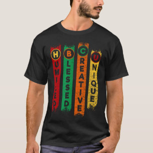 Hbcu Humsed Blzed Kreativ Unik Black College T Shirt