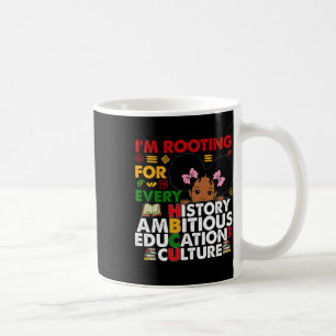 Hbcu, jag roterar för varje HBCU-svart historiegra Kaffemugg