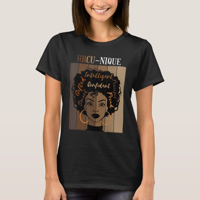 HBCU nique Student Alumni Historical Black Colleg T Shirt (Framsida)