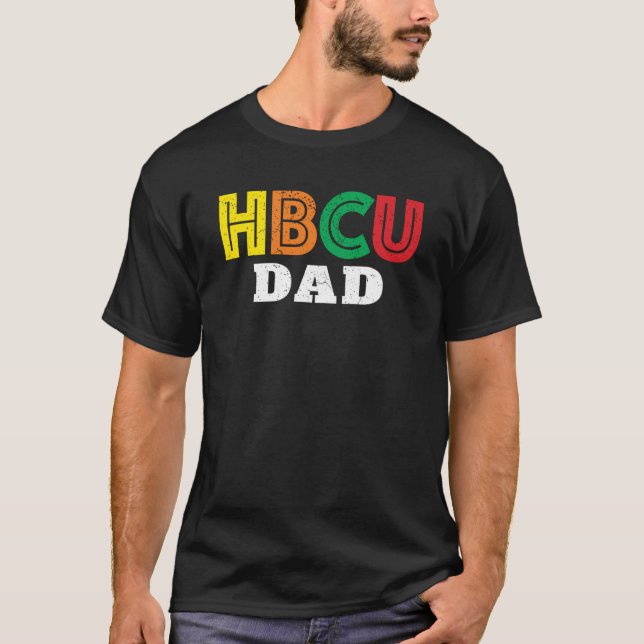 HBCU Pappa Far från Historiskt Black College Uni T Shirt (Framsida)