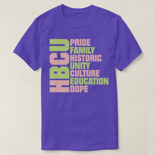 Hbcu-Pride T Shirt (Design framsida)