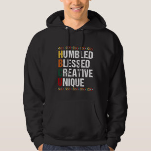 HBCU Proud Black Educated Student historiskt Hoodie