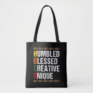 HBCU Proud Black Educated Student historiskt Tygkasse