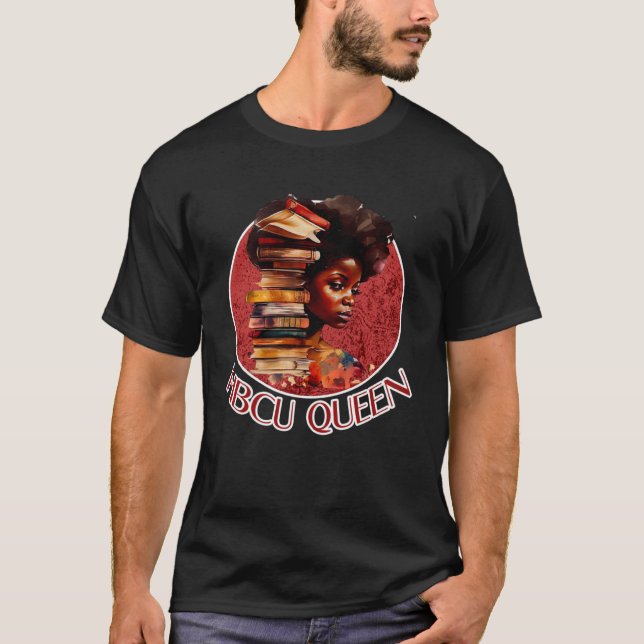 HBCU Queen Alumni Apparel Historical Black college T Shirt (Framsida)