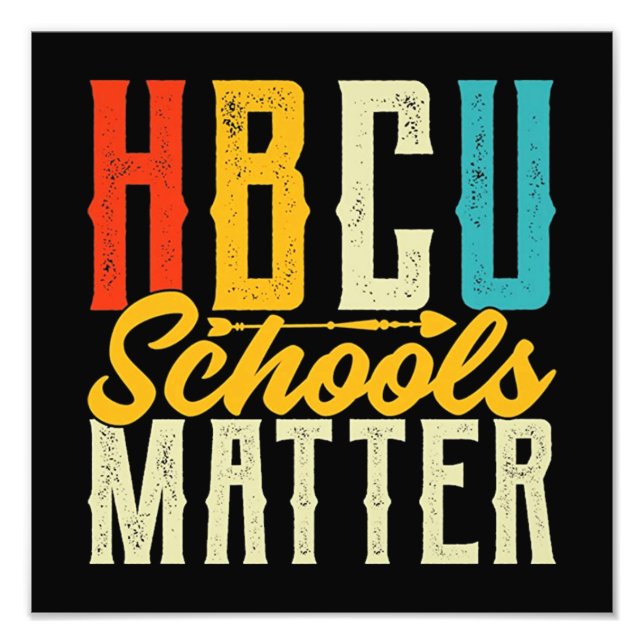 HBCU Skolor Matter Fototryck (Framsidan)