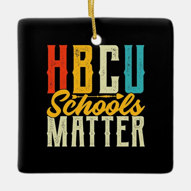 HBCU Skolor Matter Julgransprydnad Keramik (Framsida)