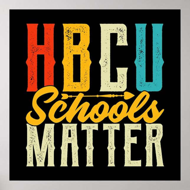HBCU Skolor Matter Poster (Framsidan)