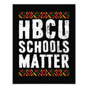 HBCU Skolor Matter Shirt Fototryck