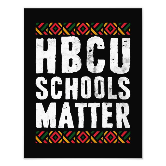 HBCU Skolor Matter Shirt Fototryck (Framsidan)